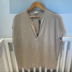 Brunello Cucinelli Cashmere Top with Monili